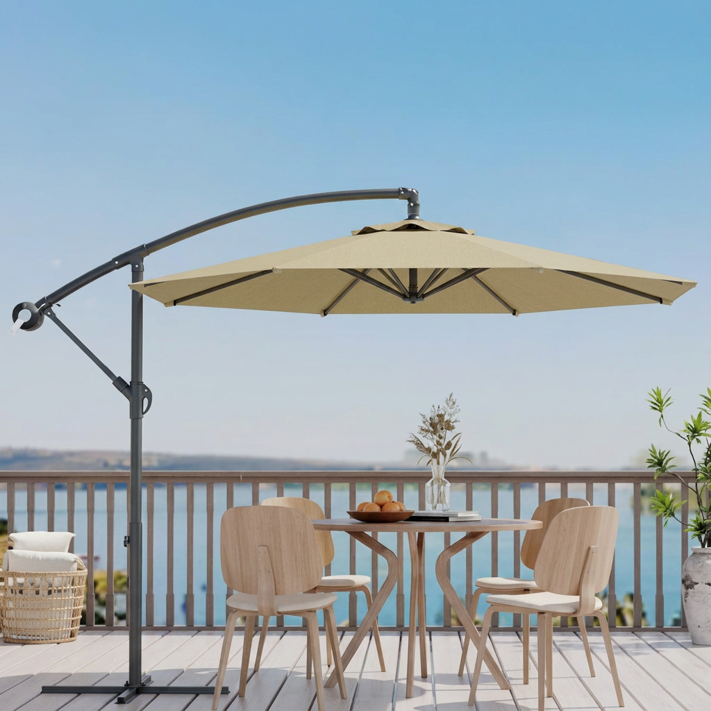 Parasol Déporté 300 cm Rotatif