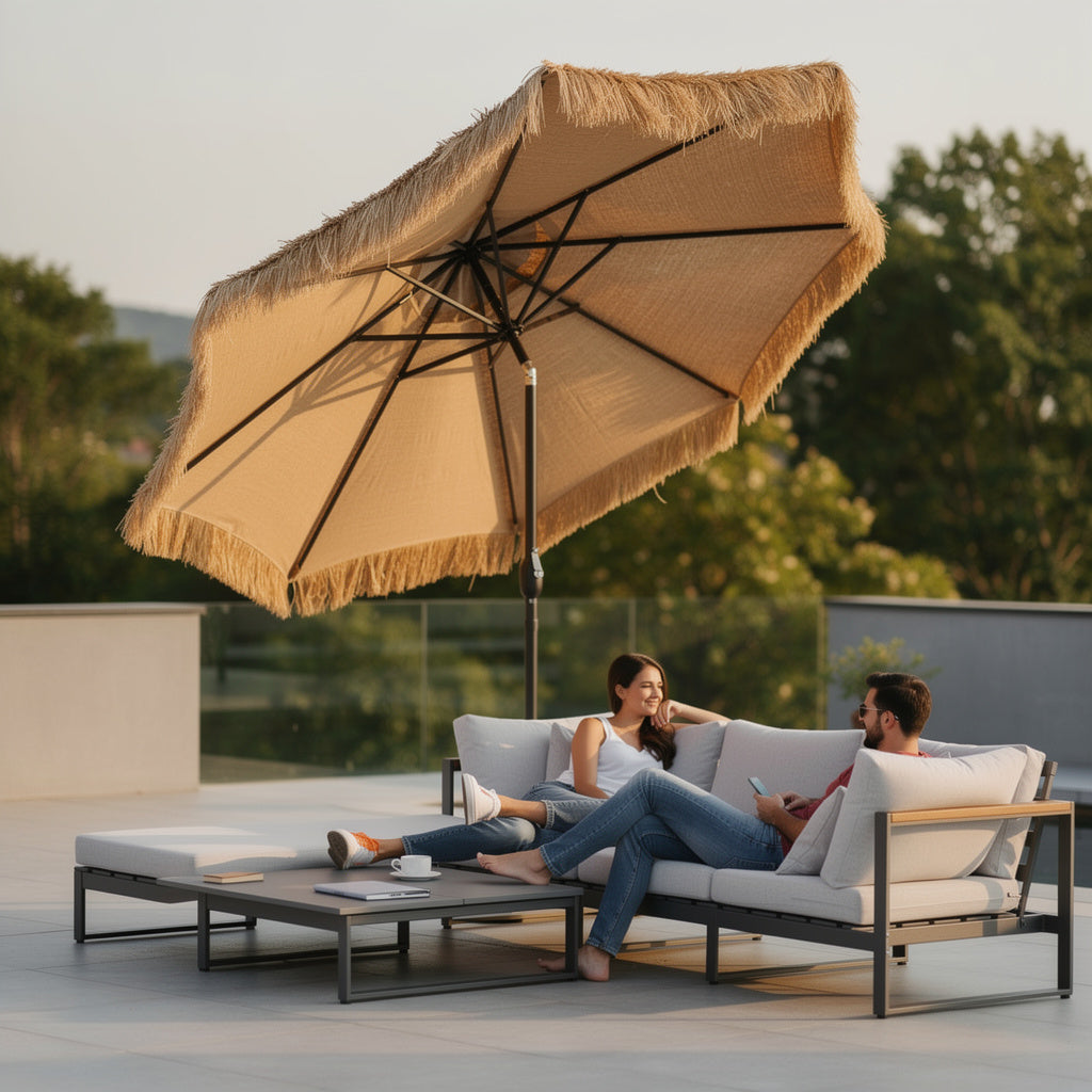 Parasol Tiki Chaume 300 cm